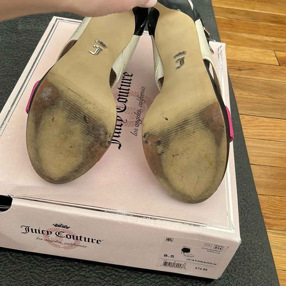 Juicy Couture Platform Sandals 8.5